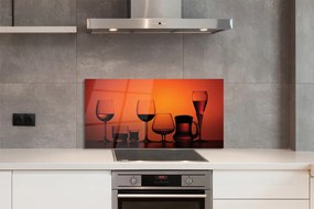 Szkło Ozdobne do Kuchni Zestaw Eleganckich Kieliszków