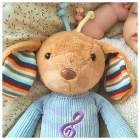 Woopie baby interaktywny piesek przytulanka z dźwiękiem i światłem