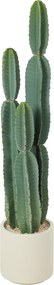HOMCOM Sztuczna roślina Kaktus duży 111 cm sztuczne rośliny w doniczce do biura i salonu | Aosom PL