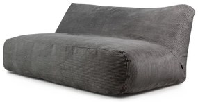 Ciemnoszary sztruksowy worek do siedzenia Sofa Tube 190 – SLOWDOWN