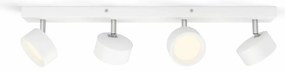 Philips 8720169174801 oprawa punktowa LED Bracia,biała, 4x 5,5 W 4x550lm 2700K IP20