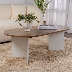 Stolik kawowy Sable Walnut White