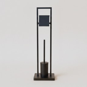 Szczotka do WC z uchwytem na papier toaletowy ARLE, 77 cm
