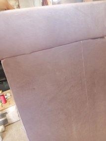 Promocja Różowa rozkładana sofa narożna ZENA, dwustronna druga jakość