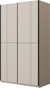Szafa Przesuwna LUBERO 120 cm Szafa Trzydrzwiowa Kaszmir