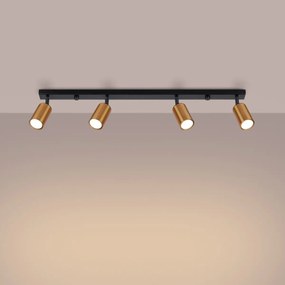 Listwa oświetleniowa WINX 4L czarna/miedziana SOLLUX  LIGHTING