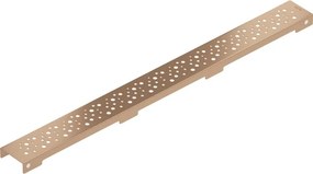 Mexen Flat M12 maskownica do odpływu liniowego 60 cm. miedź szczotkowana - 1C21060