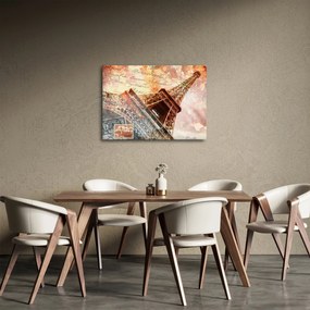 Obraz - Wieża Eiffla w stylu vintage (70x50 cm)