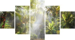Obraz - Tropikalny las deszczowy (125x70 cm)