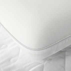 HOMCOM Poduszka z pianki memory, poduszka na szyję z zdejmowanym pokrowcem, ergonomiczna 60 x 40 cm, kremowy