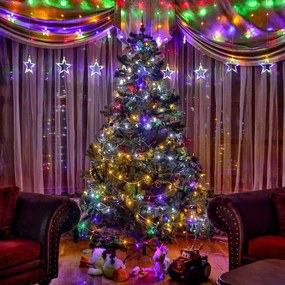 Świąteczne LED oświetlenie - 10 m, 100 LED, kolorowe