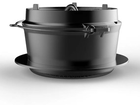 Tepro 8230 Garnek żeliwny z pokrywką Dutch Oven, 6 l