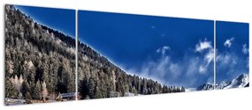 Obraz - Górskie miasteczko (170x50 cm)
