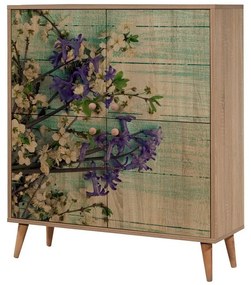 Szafka Mega Sonoma Oak Flowers II