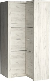 Szafa ZERI - Dąb biały / 106 cm