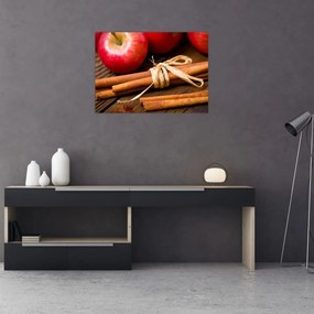 Obraz na szkle - Cynamon (70x50 cm)