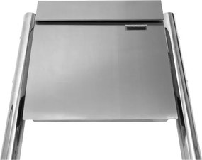 Skrzynka na listy stojąca ze stali nierdzewnej