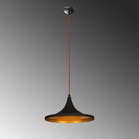 Czarna metalowa lampa wisząca Opviq lights Leon