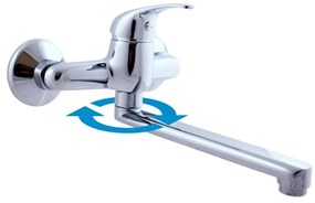 RAV Slezák SA001.5/23 - Bateria zlewozmywakowa/umywalkowa SAZAVA, błyszczący chrom