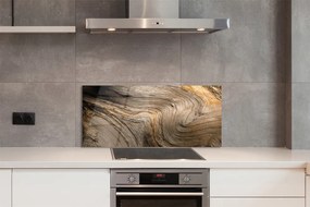 Szklany Panel Organiczny Rysunek Drewna