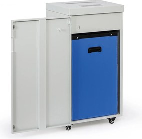 Niszczarka przemysłowa mikrościnkowa MDM215-70L, 15 arkuszy, 70 l, metalowa obudowa