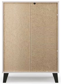 Komoda na czarnych nóżkach kaszmir + dąb artisan D1-L52