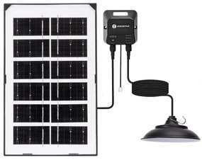 Aigostar - LED Żyrandol solarny LED/35W/12V 3000 mAh 6500K śr. 15 cm