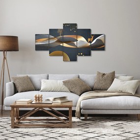 Obraz - Grafika z jeleniem (125x70 cm)