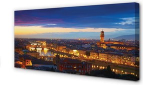 Duży obraz na płótnie Światła Nocnych Mostów