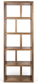 Regał w dekorze orzecha 70x198 cm Berlin – TemaHome