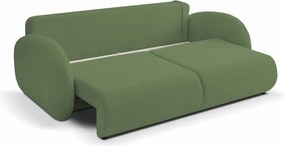 Sofa LOOP z funkcja spania i pojemnikiem ZIELONY RAVEN 77