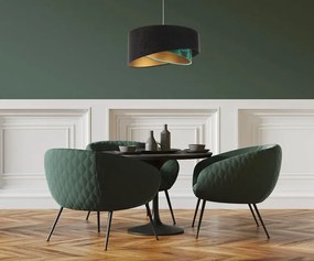 Czarno-zielona lampa wisząca nad stół - EXX11 Zuzu 3X