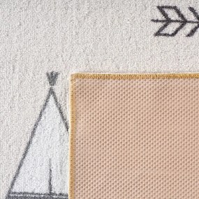 Dywan dziecięcy Coco Miasteczko kremowe 80 cm x 150 cm