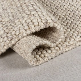 Jasnoszary dywan z mieszanki wełny tkany ręcznie 120x170 cm Minerals – Flair Rugs
