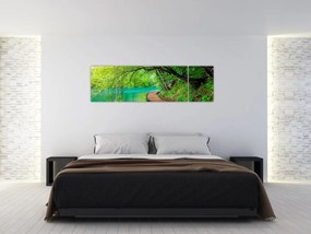 Obraz - Jeziora Plitwickie (170x50 cm)