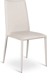 Cleo - 4-częściowy fotel z szarej ekoskóry