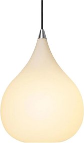 Halo Design 407931 - Lampa wisząca na lince DROPS 1xE27/40W/230V średnica 30 cm biały/matowy chrom