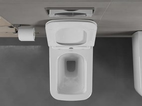 Mexen York miska wc Rimless z deską wolnoopadającą slim, duroplast, biała połysk - 30114000