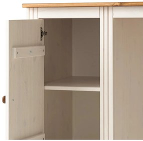 Biurko z blatem z drewna sosnowego 50x140 cm Anita – Støraa