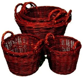Wiklinowy kosz na trawę śr. 50 cm