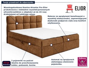 Rude łóżko tapicerowane z pojemnikiem 5 rozmiarów N3-B27