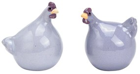 Ceramiczna kurka LILAC CHICKEN fioletowa - różne rozmiary Wielkość: S