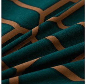 PrzytulneMieszkanie.pl PrzytulneMieszkanie.pl Flanelowa pościel z mikrofibry KERNAL zielona Rozmiar pościeli: 2 szt 70 x 90 cm | 200 x 220 cm
