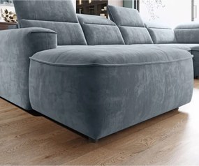 Narożnik COLOMBO XL Prawostronny z elektryczną regulacją siedziska w tkaninie PALLADIUM 15 WERSAL