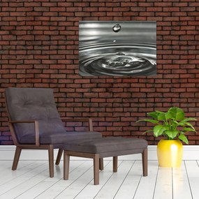 Obraz kropli wody (70x50 cm)