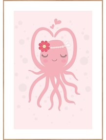 Obrazek dziecięcy 30x40 cm Oktopus – Malerifabrikken