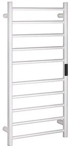 Wieszak na ręczniki 45x96 cm stal nierdzewna/biały