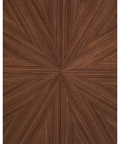 Okrągły stół z blatem w dekorze orzecha ø 120 cm Naanim – Kave Home