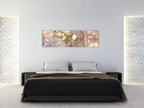 Obraz - Ozdoba kwiatowa (170x50 cm)
