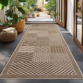 Beżowy chodnik odpowiedni na zewnątrz 80x250 cm Ibiza 1902 – Ayyildiz Carpets